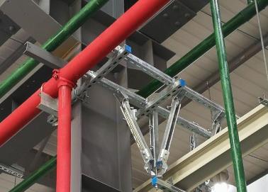 兴文该抗震支架的整体式支吊架结构协调性好